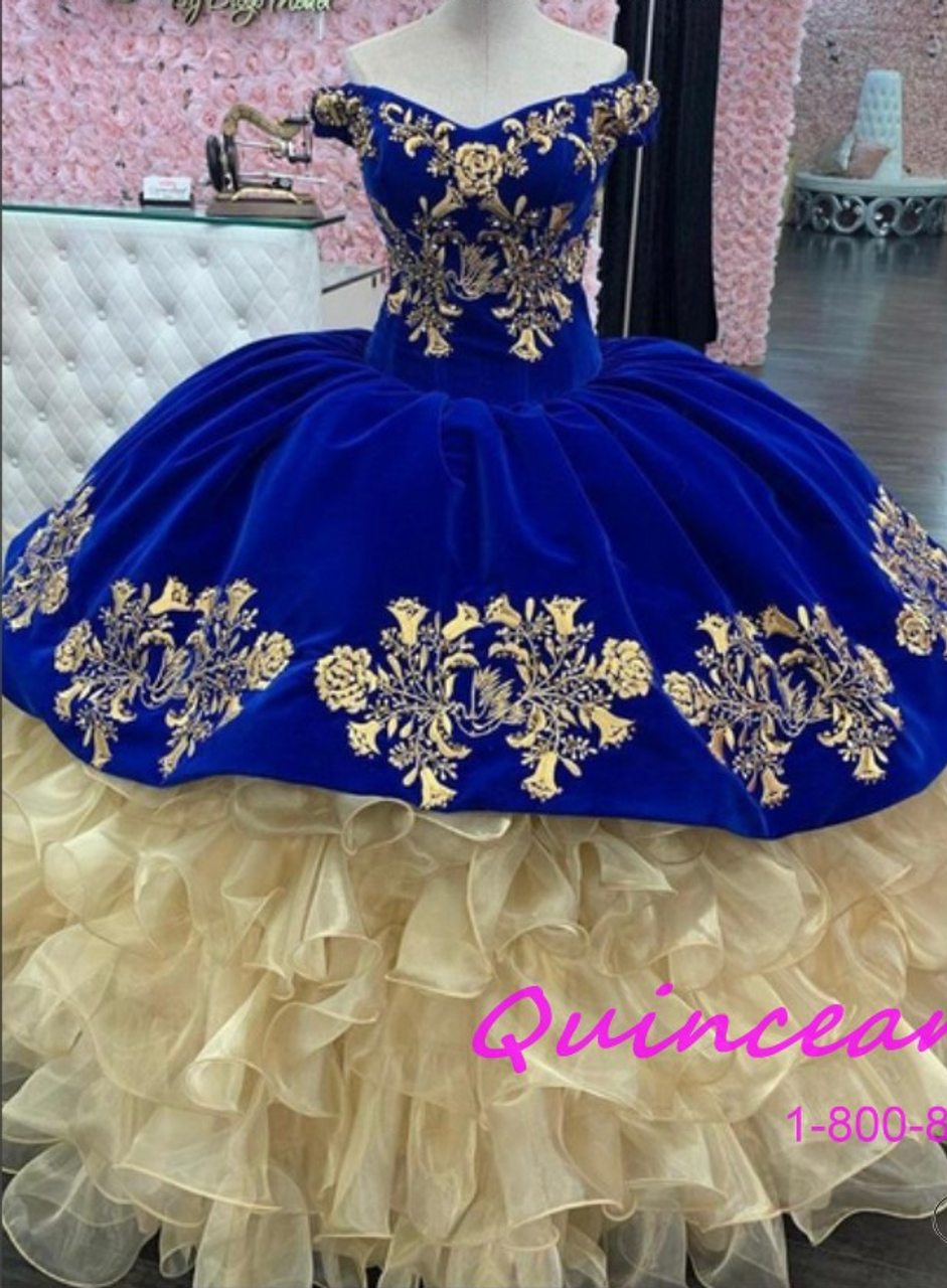 blue or gold dress